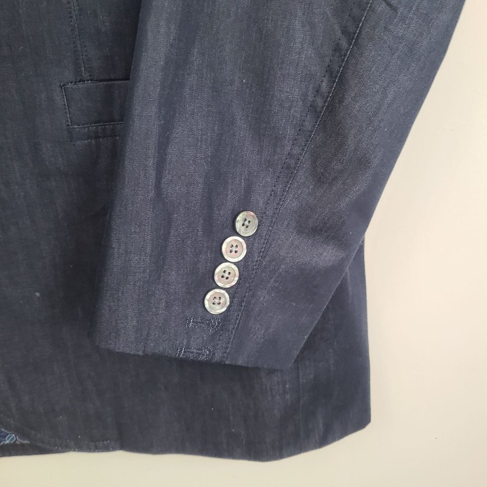 Structure Collection Mens Gray 2-Button Slim Fit … - image 4